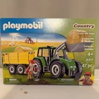 **new** Playmobil Country Tractor With Trailer 9317 Farm Agricultural Engine. Price: $60.00.