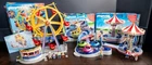 Playmobil Ferris Wheel 5552, Swings 5548 Spinning 5554 Amusement Park Rides Used. Price: $155.00.