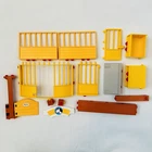 Playmobil Horse Stable Farm 3120 Replacement Parts Gate Fencing Sign 13 Pieces Used. Price: $9.99.