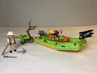 Playmobil Set 3042 Jungle River Pirates. Incomplete. For Parts. Used. Price: $16.98.