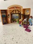 Playmobil Horse Pony Stable Carry Along Travel Set Excellent Used. Price: $19.99.