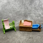 Playmobil Victorian Nursery Cradle & Changing Table/tub Used. Price: $13.99.