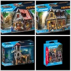 Playmobil Bundle 70954 Bakery 70957 House 70953 Tower 71482 Warrior Wolf New. Price: $555.00.