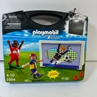 Playmobil Soccer Set Sports & Action 5994 Players Figures Net Balls Carry Case New. Price: $18.98.
