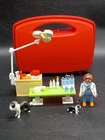 Playmobil City Life Vet Visit Red Carry Case #5653 Set Cat & Dog + Accessories Used. Price: $19.97.