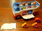 Playmobil 1-2-3 Airport Shuttle Bus (6773) Excellent Condition, Almost Complete Used. Price: $25.00.