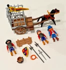 Vintage Playmobil 3674 Medieval Knights Prison Cart Set Read Horse Castle Used. Price: $24.96.