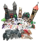 Huge Playmobil Castle Lot Knights Dragon Tower 3269 3665 3887 7175 Incomplete Used. Price: $299.99.