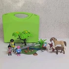 Playmobil Horseback Riding Set #5685 Complete Used. Price: $15.99.