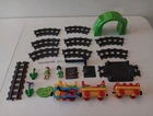 Vintage Playmobil Train Set With Tunnel Track People Used. Price: $49.99.