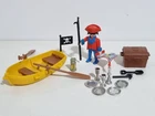 Playmobil 3570 Old Yellow Pirate Boat Treasure Island Chest Map Used. Price: $14.79.