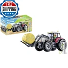 Playmobil Large Tractor W/ Farmer, Charging Station & Hay Bale - Sustainable New. Price: $67.74.