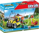 Playmobil 71204 City Life: Rescue Cart New. Price: $18.99.