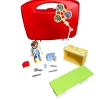 Playmobil 5653 City Life Veternarian Carry Case Medical Doctor Playset Red Used. Price: $9.34.