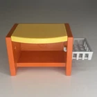 Playmobil Modern Desk With Basket Mini Furniture Toy Piece Children's Room 4287 Used. Price: $7.36.