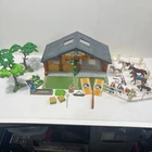 Vintage Playmobil 3120 Horses And Pony Stable Barn Farm Lot Incomplete Set Used. Price: $39.95.