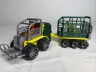 Playmobil 5236 Dinos Transport Vehicle With Baby T-rex And One Figure, Stickers Used. Price: $18.98.