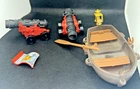 Playmobil Pirate Ship 3550 Parts - Cannons, Map, & Row Boat Used. Price: $29.99.