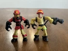 Playskool Adventure Heroes Firefighter & Fireman Figure 2009 Hasbro Lot Of Used. Price: $10.97.
