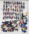 Vintage Playmobil Mixed Lot 50 Figures Hats Capes Shields Animals Used. Price: $125.99.