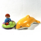 Playmobil 123 Bath Set 6762 Weighted Dolphin, Boy & Floatie 18 Mos Up Euc Used. Price: $12.00.