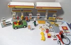 Vintage Playmobil Shell Gas Station #3437 Not Complete + Extras Used. Price: $35.00.