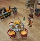 Playmobil 4283 Kitchen With Dinnette Set, Missing One Chair And Blue Plate Used. Price: $24.00.