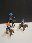 Vintage 1974 1981 Playmobil Riders Figures Lot 3 Horses Toy Set Germany Used. Price: $39.99.
