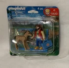Playmobil #5820 Veterinarian And Foal - Open Box Complete Used. Price: $5.00.