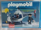Playmobil Helicopter 3908 Police Set Collectible Vintage Used. Price: $25.00.