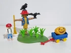 Playmobil 3823 Farm Scarecrow Cultivation Child Pumpkin Cart Raven Used. Price: $20.96.