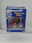 Playmobil 3917 Motorbike Highway Rider Red Vtg Rare New. Price: $19.95.