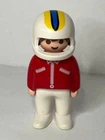 Vintage 1993 Playmobil 1-2-3 Geobra Toy From 6711 Race Car Driver Figure Only Used. Price: $11.97.