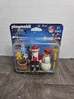 Playmobil 5845 Christmas Holiday Set Santa Claus Snowman 16 Pieces Damaged Box New. Price: $18.00.