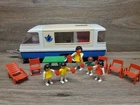 Vtg Playmobil Caravan With Extras People And Chairs See Description Used. Price: $42.00.