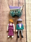 Playmobil Vintage Victorian Family #5510 Replacement Mother Father Carriage Used. Price: $15.00.