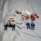 Playmobil Nhl Hockey Figure Lot Stanley Cup Handlers Players Accessories Used. Price: $29.95.
