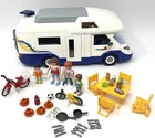 Playmobil 4859 Family Camper Van Complete With Building Instruction Box Used. Price: $80.00.