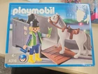 New Playmobil 4316 Horse And Jockey Rider Transport Trailer. Price: $30.00.