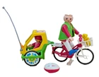 Vtg Playmobil 3068 Bike With Child's Trailer Bicycle Rider Retired *read* Used. Price: $15.00.