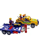 Rare 1994 Playmobil 3618 Valvoline Race Pick Up Truck With Trailer 99% Complete Used. Price: $52.75.