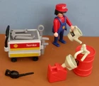 Vintage 1991 Playmobil 3437 Shell Service Gas Station-tool Cart/oil Figure Used. Price: $28.59.