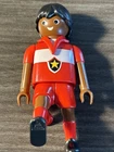 Playmobil Figure Soccer Player With Kicking Leg Red Star Jersey 4725 Used. Price: $5.00.