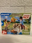 Playmobil Country 70505- Starter Pack Horseback Riding New Open Box. Price: $15.00.
