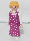 Playmobil Figure Lady Polka Dot Dress Pink Series Mansion Ref 5510 5300 Used. Price: $5.54.