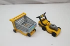 Playmobil Shopping Cart And Lawnmower City Mansion Dollhouse Garden Used. Price: $12.75.
