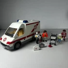 Playmobil 4221 Ambulance And Accessories With Working Lights Vintage 2004 Used. Price: $25.00.
