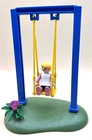 Playmobil 2008 Swing Set 3552 Blue Frame With Doll Nice Condition Used. Price: $12.00.