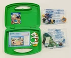Playmobil 9100 Horse Grooming Set Green Carry Case - Open Box Parts Still Sealed Used. Price: $16.95.