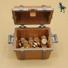 Playmobil Pirate Treasure Chest-trunk With Coins-island-ship-medieval Castle Used. Price: $7.55.